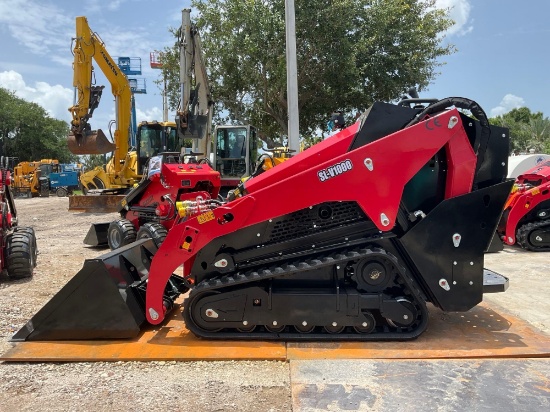 Unused 2026 Sdlool Stand On Skid Steer Loader Model V1000, Kubota Diesel,Electric Start, Rubber T...