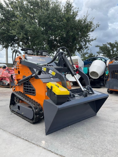 Unused 2026 Landhonor Stand On Mini Skid Steer Loader Model Ldh-Me380x2, Gas Powered, Electric