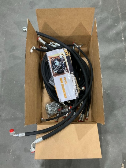 ( 1 ) Bundle Of Hydraulic Hoses For Excavator, Fits 1-3ton Excavator