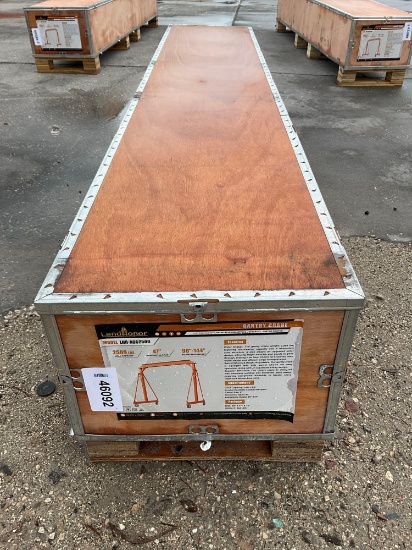 Unused Landhonor Adjustable Height Gantry Crane Model Lhr-Agc2500; Approx Max Load Capacity 2500lb;