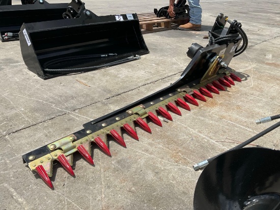 ( 1 ) Unused Hedge Trimmer Attachment For Excavator, Fits 1-2ton Excavator