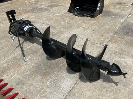 ( 1 ) UNUSED AUGER FOR MINI EXCAVATOR, APPROX 12in DIA