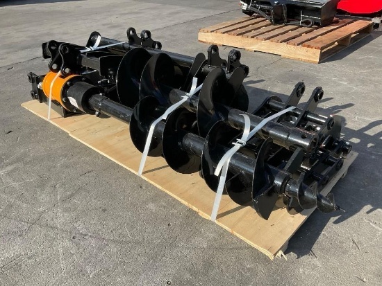 Unused 2026 Mini Excavator Attachment Set Which Includes ( 1 ) Bucket With Teeth / ( 1 ) Quick Hi...