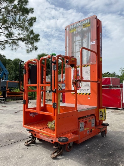 2015 Ballymore Vertical Mast Man Lift Model Ps-140h, Approx Max Platform Height 12ft, Built In