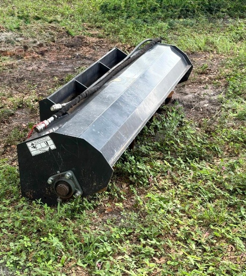 2024 WOLVERINE TILLER ATTACHMENT MODEL TL-12-72W FOR UNIVERSAL SKID STEER, APPROX 72in W