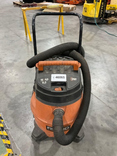 Rigid Industrial Wet/Dry Vacuummodel Wd18511; Approx 120 V ~ 12.0 A. 60 Hz