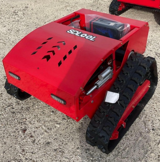 Unused 2026 Sdlool Remote Control Crawler Lawn Mower Model 800, Gas Powered, Approx Cutting Width...