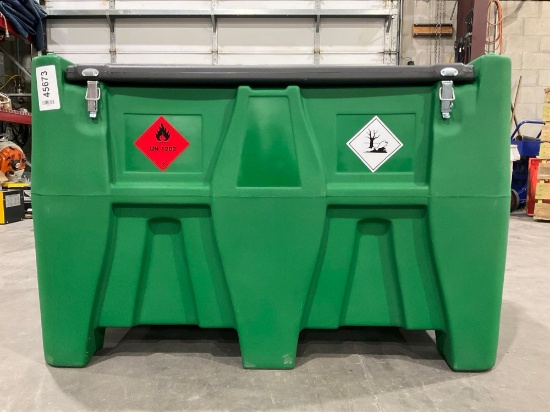 New/Unused Am-Tank - Poly-Portable Diesel Transfer & Dispensing Tank, 116 Gallon Capacity, 12v, 13'