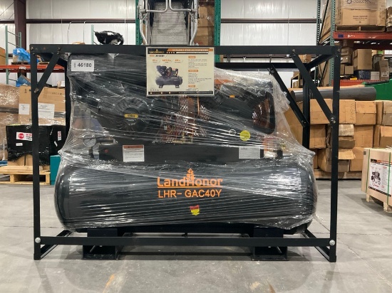 Unused Landhonor Air Compressor Model Lhr-Gac40y; Gas Powered; Approx Max Pressure 175 Psi; Approx