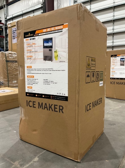 Unused Landhonor 100 Lbs Ice Maker Model Lhr-Im25; Ice Type Cubic Ice; Approx Ice Production 100lbs