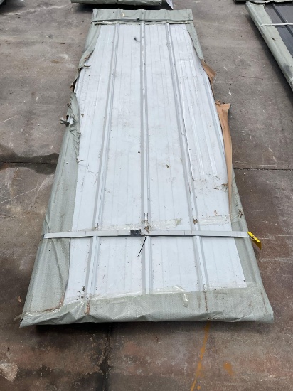 UNUSED 10FT GALVALUME STEEL SIDING ROOFING, APPROX 50 SHEETS IN STACK, APPROX 10FT.x 3FT