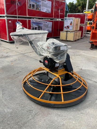 UNUSED 2026 SDLOOL POWER TROWEL MODEL 90B, APPROX GRINDING DISC DIA 35in