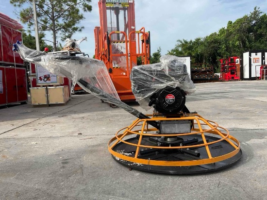 UNUSED 2026 SDLOOL POWER TROWEL MODEL 90B, APPROX GRINDING DISC DIA 35in