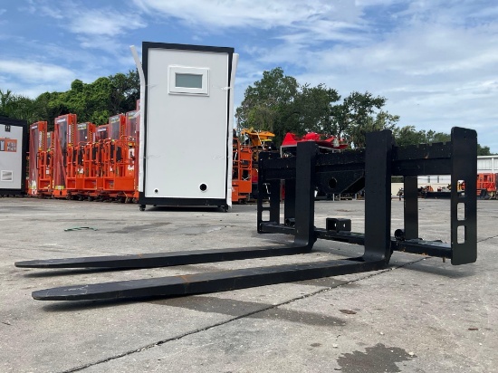 UNUSED 2026 WOLVERINE FRAME ATTACHMENT FOR SKID STEER, UNIVERSAL FORKS, TRAILER HITCH OR BALE SPARE