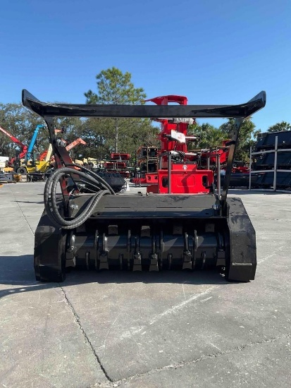 ( 1 ) UNUSED 2026 MINI STANDARD FLOW FORESTRY MULCHER ATTACHMENT MODEL ML45 FOR MINI SKID STEER; ...