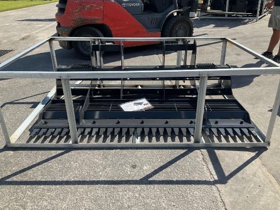 UNUSED 2026 WOLVERINE LAND LEVELER ATTACHMENT MODEL LL-12-78W FOR UNIVERSAL SKID STEER