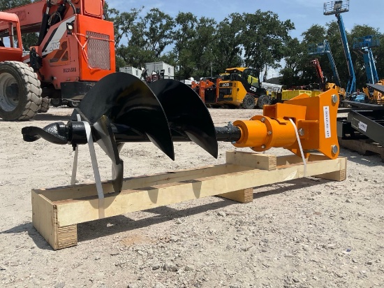 ( 1 ) UNUSED CAT 305 EXCAVATOR AUGER ATTACHMENT