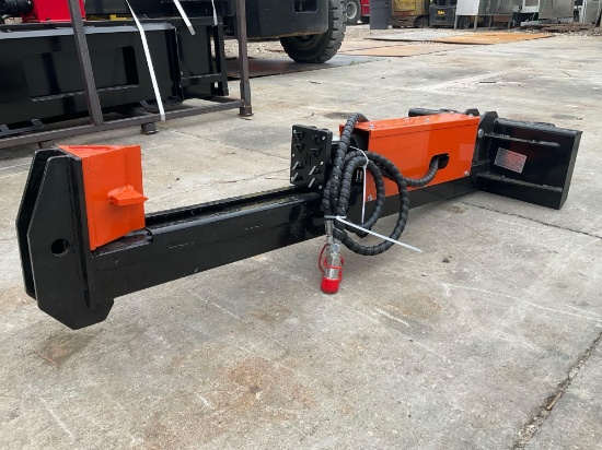 UNUSED 2026 MINI HORIZONTAL LOG SPLITTER MODEL MLS62 FOR MINI SKID STEER, APPROX LENGTH 62in, APP...