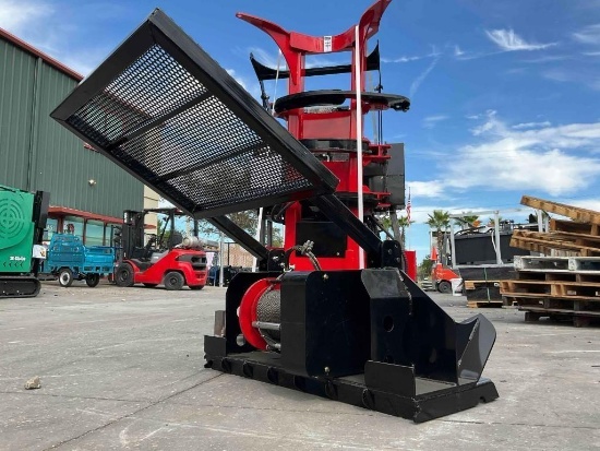 ( 1 ) UNUSED 2026LOGGING WINCH ATTACHMENT MODEL LW45 FOR SKID STEER; APPROX MAX PULLING FORCE 5620L