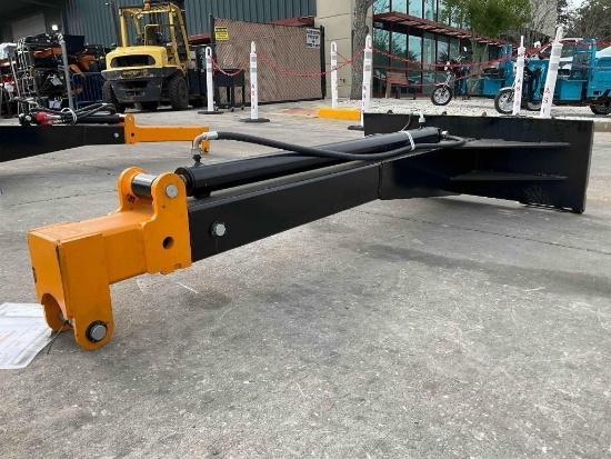 UNUSED 2026 LONG CYLINDERTELESCOPIC BOOM ATTACHMENT MODEL TBL47 FOR SKID STEER, APPROX MAX LENGTH 1