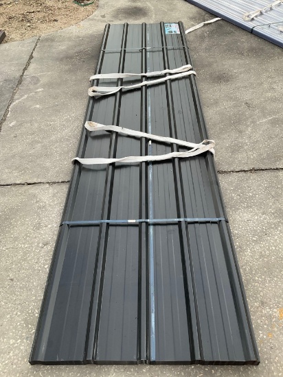 UNUSED METAL ROOF PANELS; APPROX 12 FT L X 3 FT W; APPROX 70 PCS