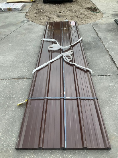 UNUSED METAL ROOF WALL PANELS; APPROX 12 FT L X 3 FT W; APPROX 70 PCS