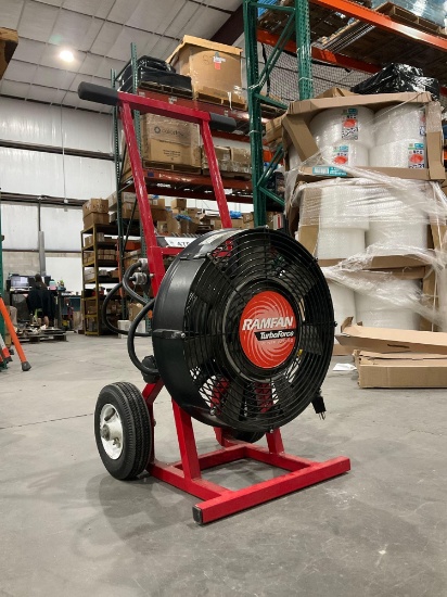 RAMFANTURBO FORCEEV400 16in VARIABLE SPEED ELECTRIC PPV BLOWER, APPROX 115VAC, APPROX 1.5HP /