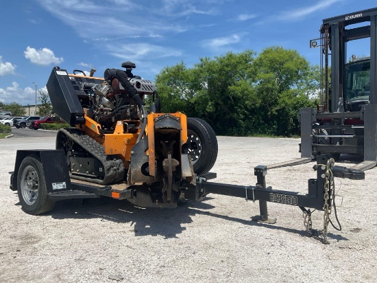 2021 Barreto Stump Grinder Model 30sg W/ 2023 Trailer, Bill Of Sale Only