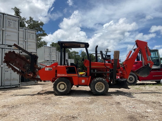 DITCH WITCH5020DD WITH TRENCHER ATTACHMENT H512 & BACKHOE ATTACHMENT A420, DEUTZDIESEL,