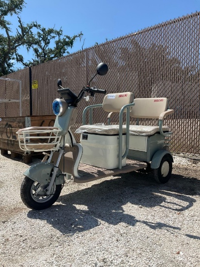 2026IRGC40 3WHEEL MINI TRICYCLE GOLF CART, ELECTRIC, 3-SPEED ADJUSTABLE, LED SMART OPERATION
