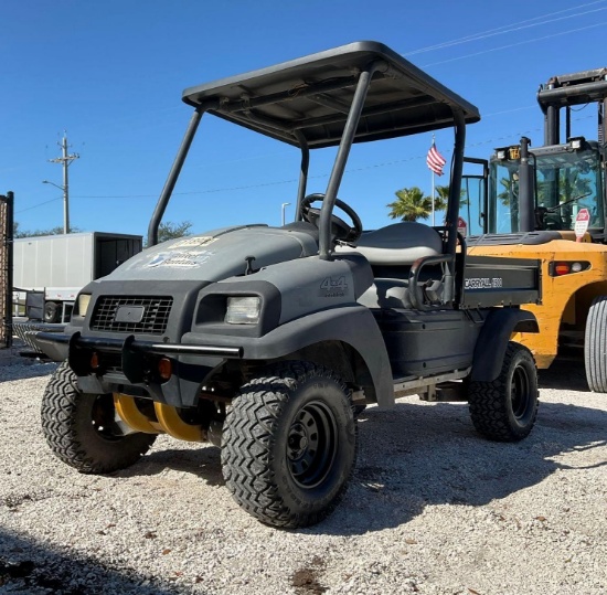 2018 CLUB CAR CARRYALL 1500 4x4 INTELLITRAK, DIESEL ,MANUAL DUMP BED; HITCH, BILL OF SALE ONLY