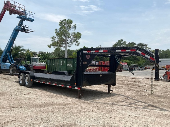 2014 PJ GOOSENECK DUAL AXLE 24FT TRAILER MODEL CC242
