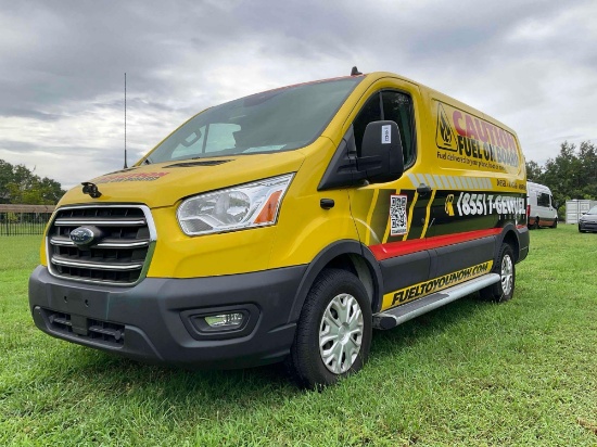 2020 FORD TRANSIT CARGO 250 VAN WITH SIDE DOOR, GAS POWER AUTOMATIC , FWD, BACKUP / SIDE CAMERAS ...