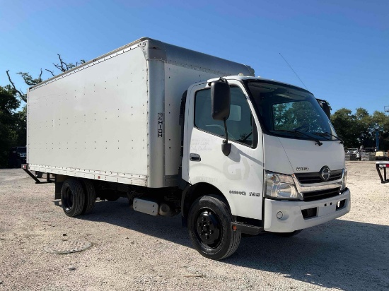 2020 HINO 195 BOX TRUCK WITH SUPREME CORPORATION BOX BODY MODEL SVF18079096; AUTOMATIC TRANSMISSI...