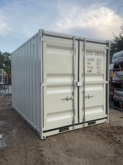 2026 12FT MULTI-USE CONTAINER W/ SIDE DOOR & WINDOW, FORK POCKETS