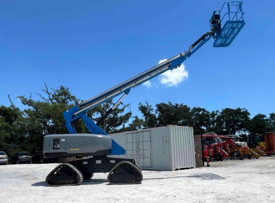 2016 GENIE ROUGH TERRAIN BOOM LIFT MODEL S-65TRAX; DIESEL POWERED; BACK UP GENERATOR; APPROX RATED