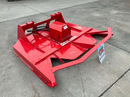 UNUSED SDLANCH BRUSH CUTTER MODEL SSBCA1000; SKID STEER ATTACHMENT; APPROX CUTTING WIDTH 72 IN;