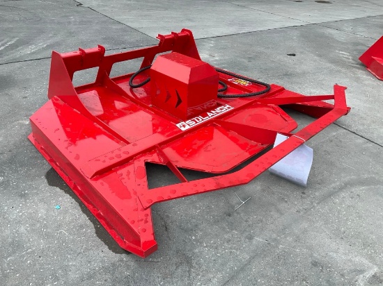 UNUSED SDLANCH BRUSH CUTTER MODEL SSBCA1000; SKID STEER ATTACHMENT; APPROX CUTTING WIDTH 72 IN;