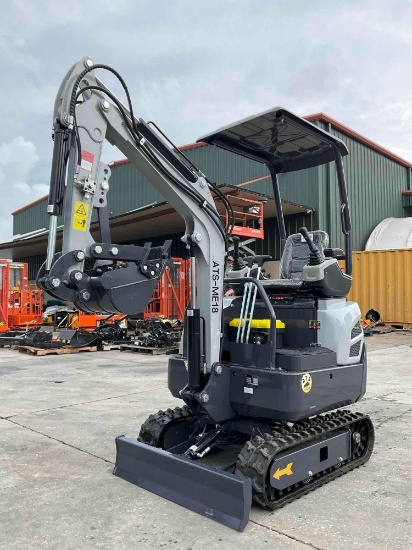 UNUSED 2026 ATS POWER MINI EXCAVATOR MODEL ATS-ME18; GAS POWERED; RUBBER TRACKS, BUCKET WITH TEET...