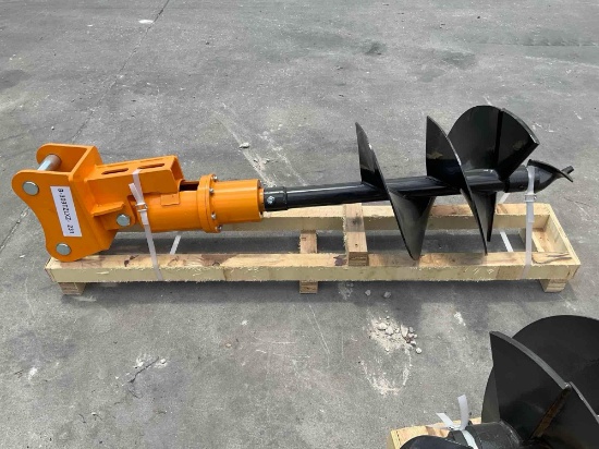 ( 1 ) Unusedcat 305 Excavator Auger With Bracket Reducer