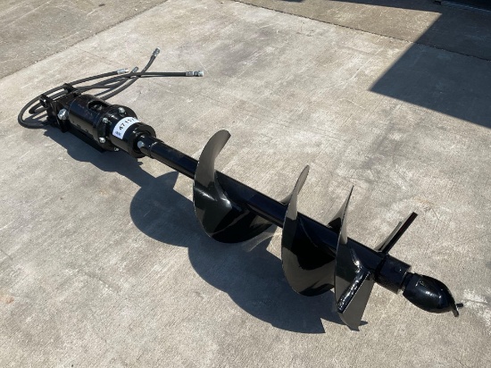 ( 1 ) UNUSED AUGER FOR MINI EXCAVATOR, APPROX 12in DIA
