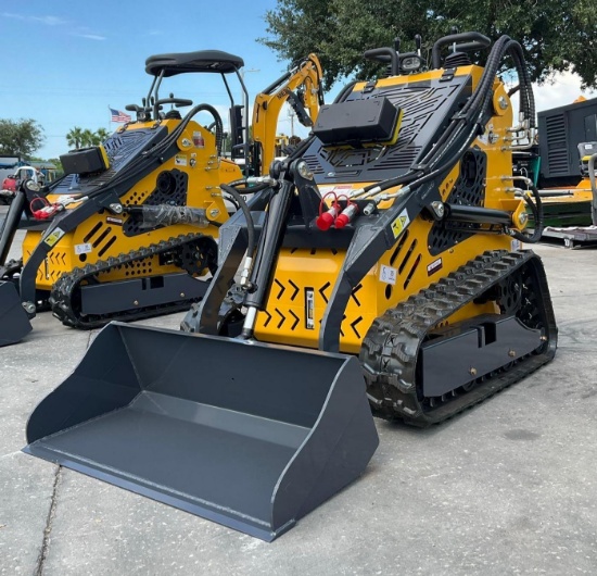 UNUSED 2026 SDLANCH STAND ON SKID STEER LOADER MODEL SSL60; GAS POWERED, ELECTRIC START, RUBBER T...