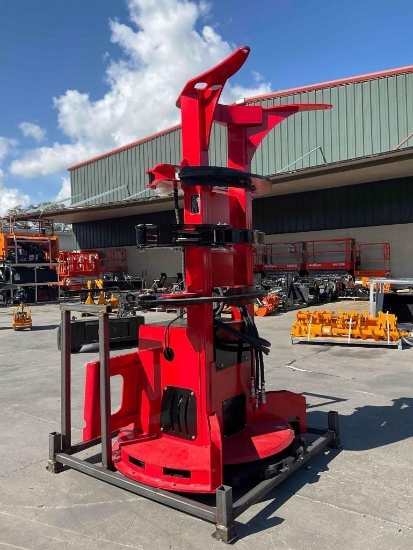 ( 1 ) UNUSED 2026GIYI FELLER BUNCHER ATTACHMENT MODEL FB77 FOR SKID STEER; APPROX MAX OPENING SIZE
