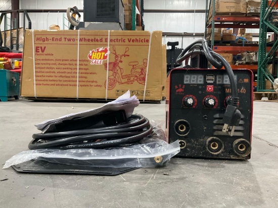 UNUSED ATS POWER GASLESS MIG/MMA/LIFT TIG MIG140 WELDING MACHINE MODEL ATS-MIG-140, MIG/ TIG 140A &