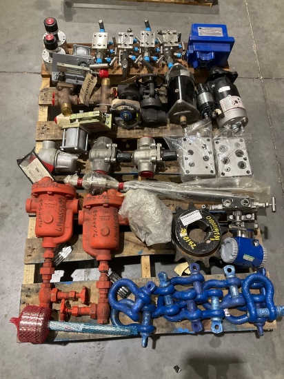 LOT OF ASSORTED INDUSTRIAL VALVES AND OTHER EQUIPMENT;MULTIPLE MAKES, MODELS, AND CAPACITIES