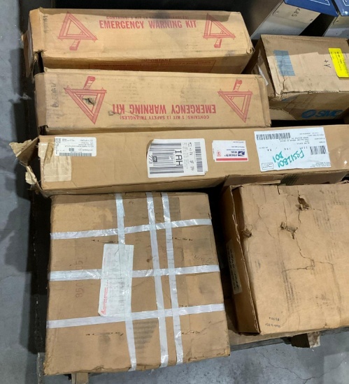 LOT OF SEL PROTECTIVE RELAYS & INDUSTRIAL ELECTRICAL COMPONENTS; INCLUDES GAUGES; CABLES; MOTOR