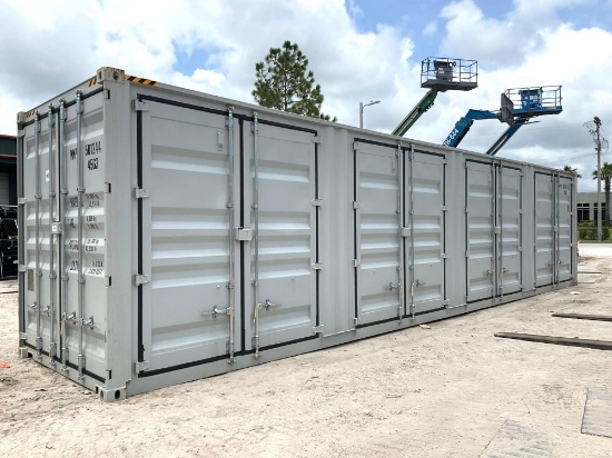 2026 40FT HQ STORAGE CONTAINER, 4SIDE DOORS