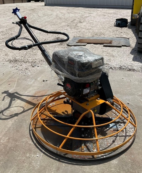 UNUSED 2026 SDLOOL POWER TROWEL MODEL 90B, APPROX GRINDING DISC DIA 35in
