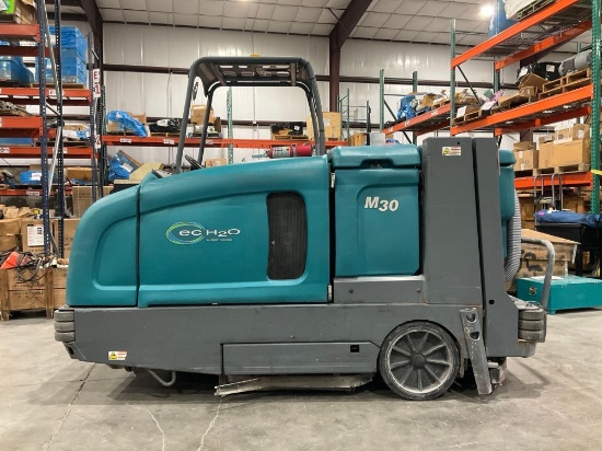 Tennant M30 Ride On Sweeper Scrubber Modelm30; Lp Powered;