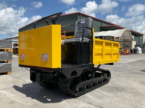 Unused 2026 Ride On Crawler Dumper Model Cdws25; Rubber Tracks; Gas Power, Electric Ignition; App...